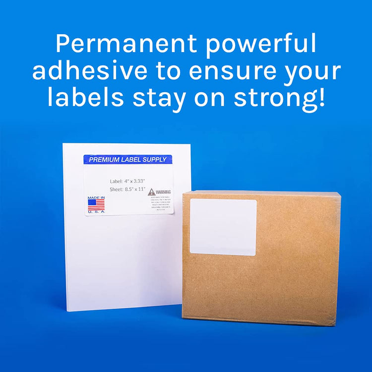 White Sticker FBA Labels (12000 Count)