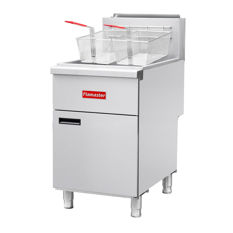 Commercial Open Pot Fryer with 2 Baskets