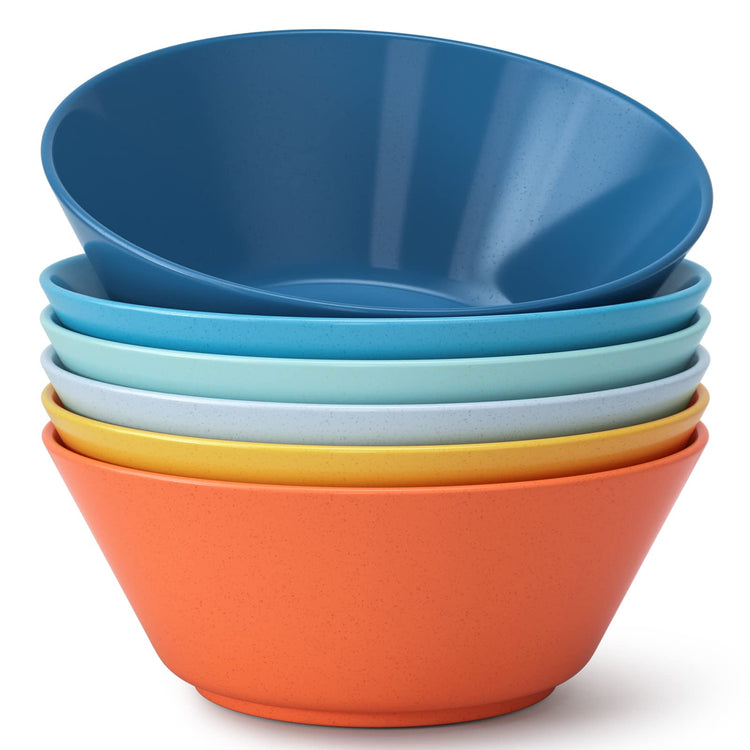 50 Oz Wheat Straw Bowls Set of 6