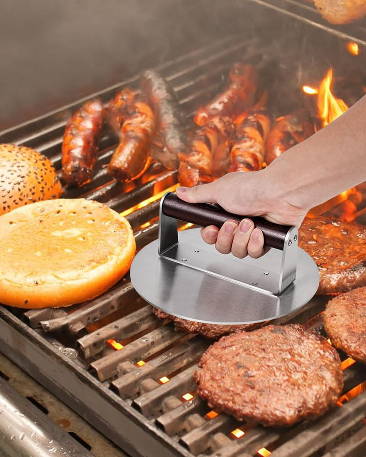 8.5" Stainless Steel Smash Burger Press