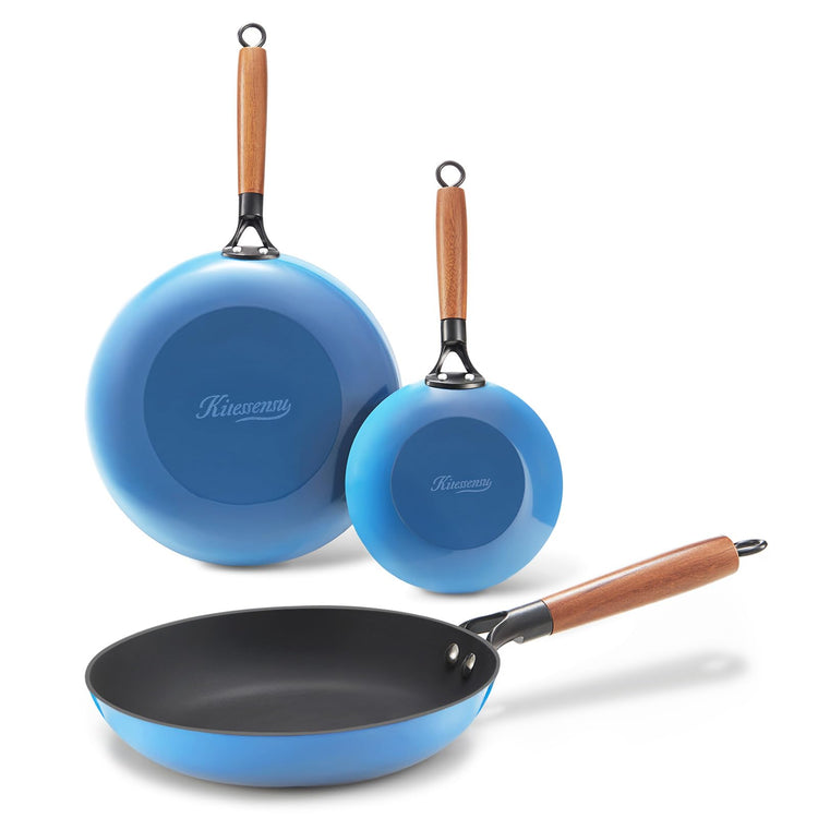 Enameled Cast Iron Skillets