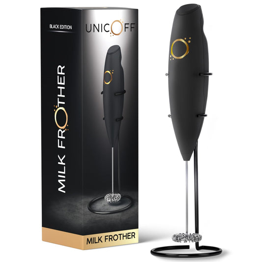 Milk Frother Handheld with Stand