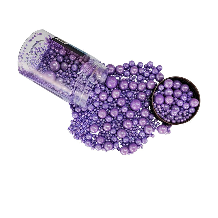 Edible Purple Sugar Pearls Candy Sprinkles 120G (4.23 Ounce)