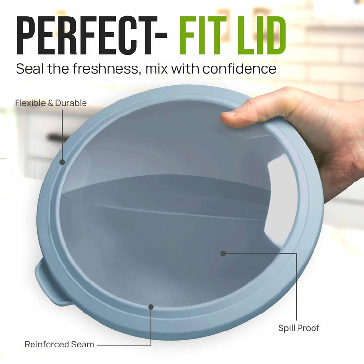 12 Piece Plastic Mixing Bowls with Leak (452.48 Count)