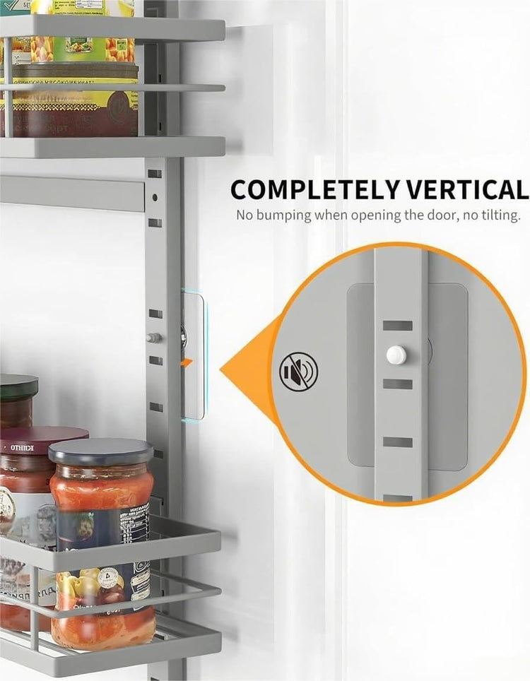 Grey 9 Tier Over The Door Pantry Organizer