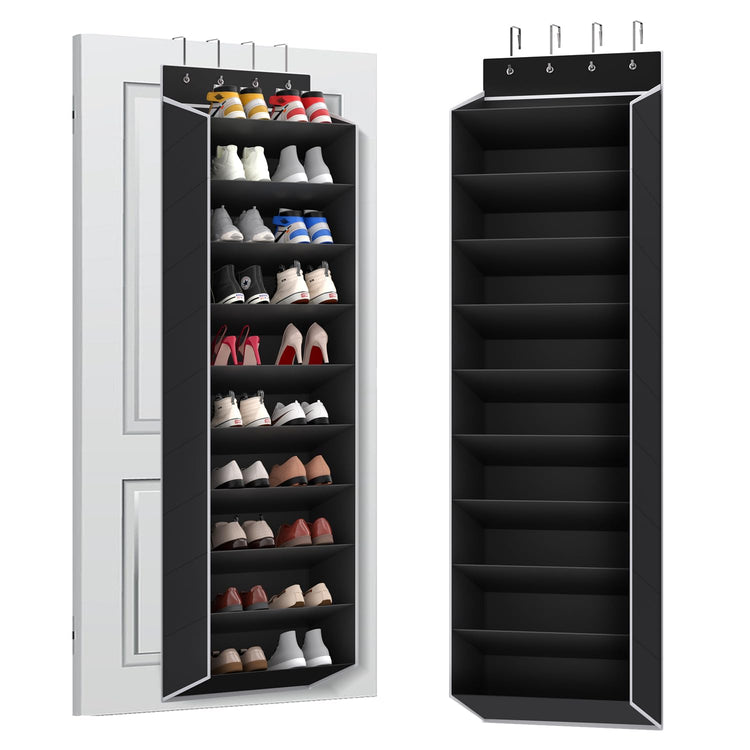 10 Tiers Large Size Over the Door Shoe Organizer Storage