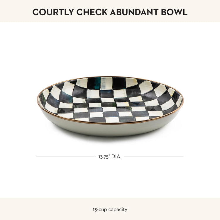 Enamel Abundant Bowl