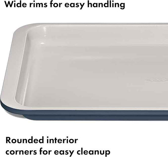 OXO Good Grips Non-Stick Pro Ceramic Coated Metal Bakeware Jelly Roll Pan – Storm Blue