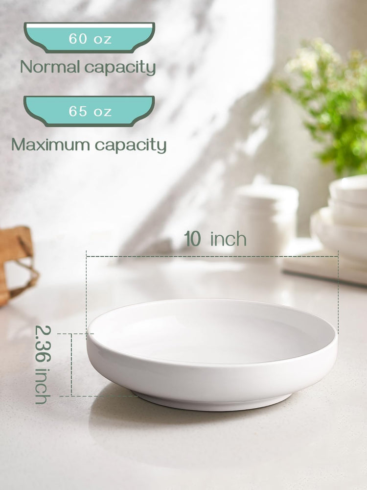 Pasta Bowls 65 oz Large Salad Bowls Set of 2 (2 Count)