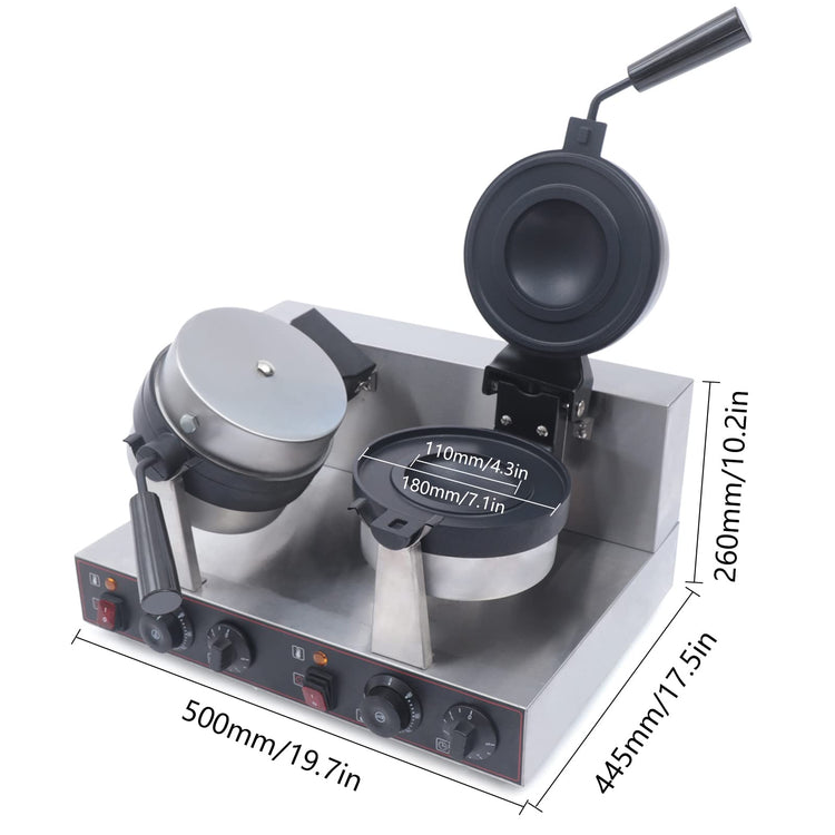 Commercial Electric Burger Waffle Maker Machine