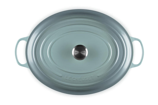 Enameled Cast Iron Oval Dutch Oven