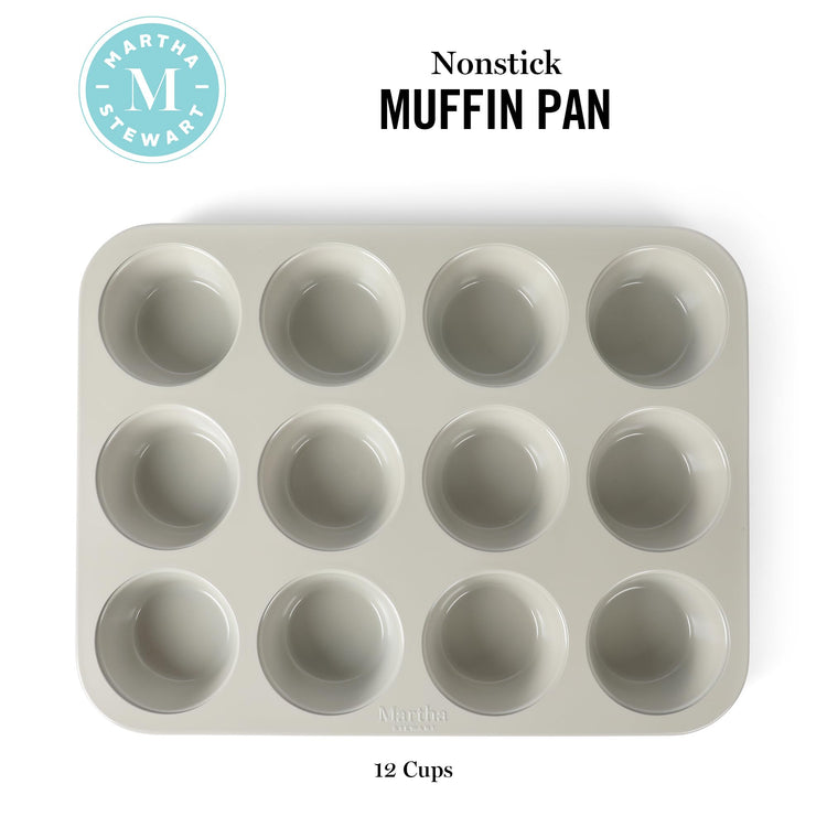 Gallen 12 Cup Nonstick Carbon Steel Muffin and Cupcake Pan