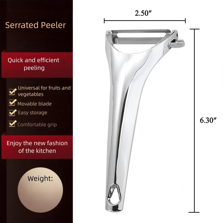 Vegetable Peeler Ergonomic Stainless Steel Handle for Potato Apple