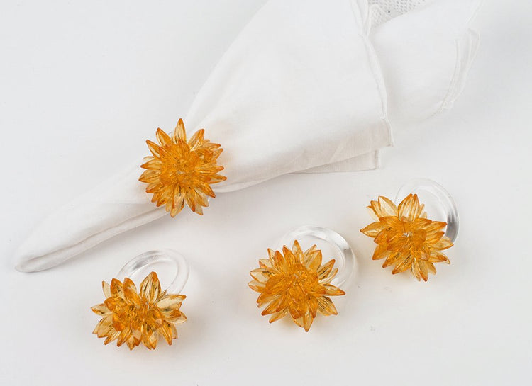 Crystal Design Collection Napkin Rings