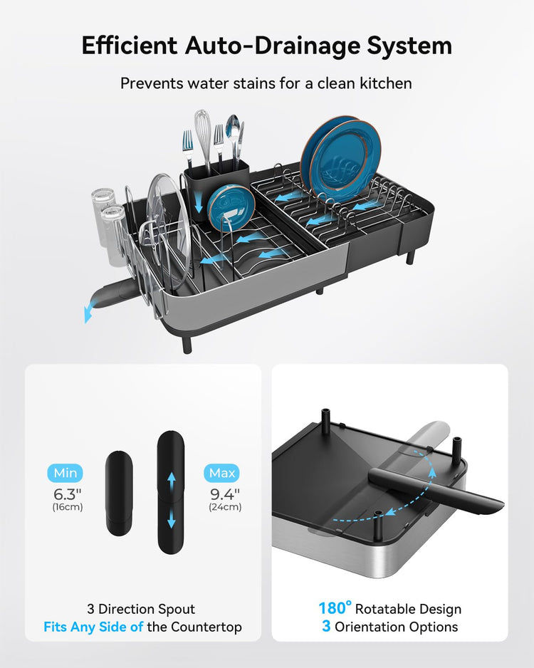 Expandable Dish Drying Rack