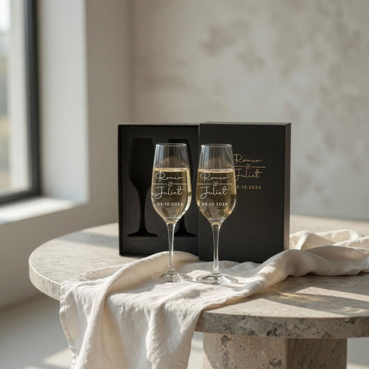 Personalized Champagne Flutes (2 Count)
