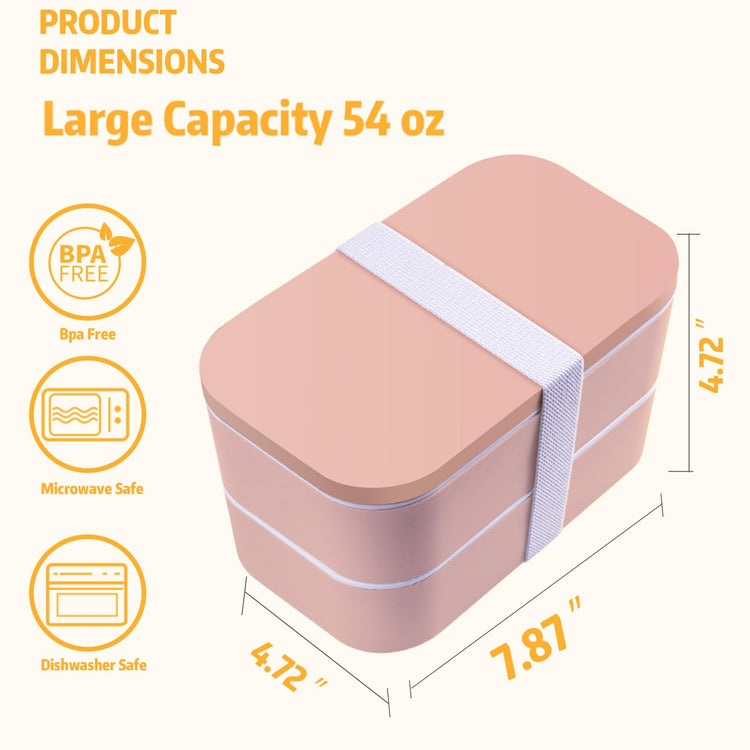 Bento Box with Lunch Bag Microwavable All