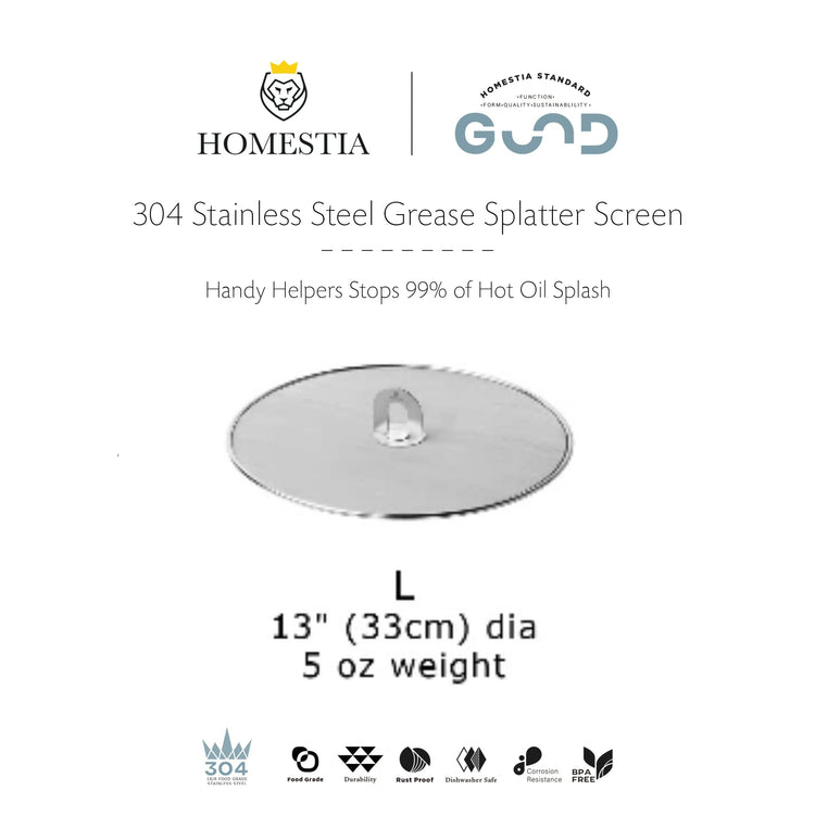 Splatter Screen for Frying Pan