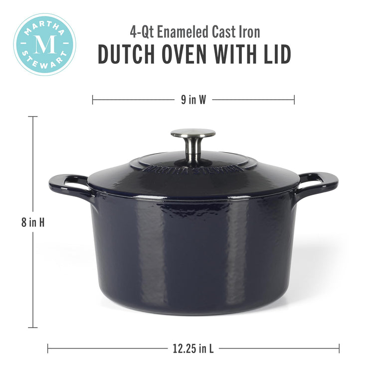 Gatwick 4 Quart Enamel Cast Iron Dutch Oven