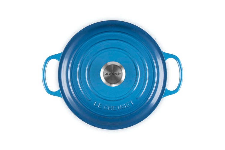 Enameled Cast Iron Round Wide Dutch Oven