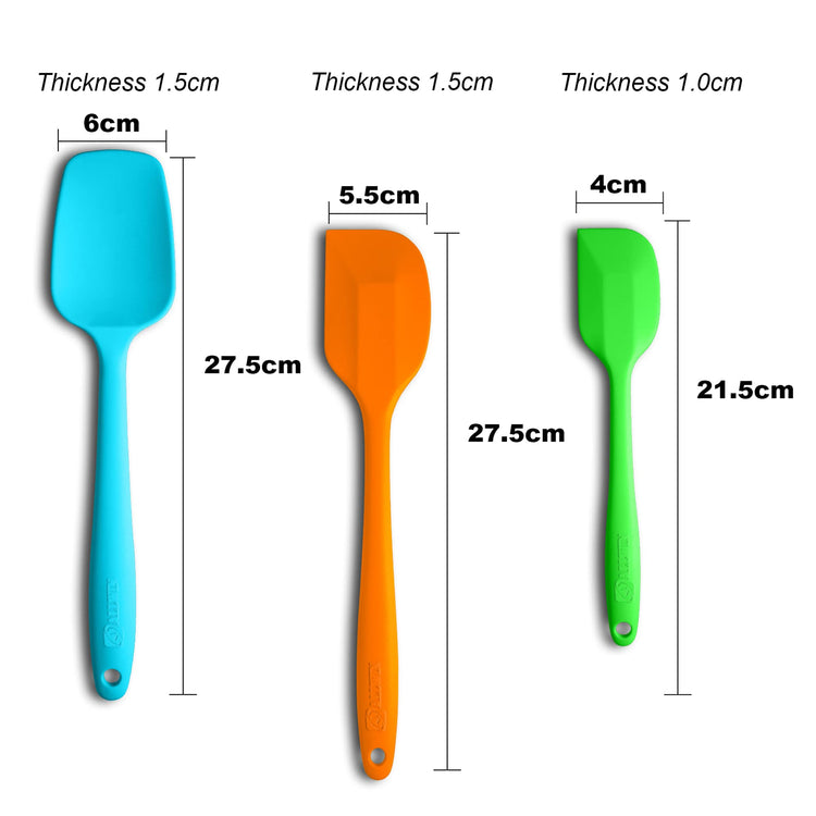 3 Piece Silicone Spatula Set (3 Count)