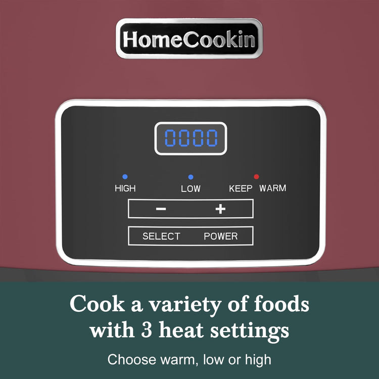 6 Quart Programmable Slow Cooker with Timer