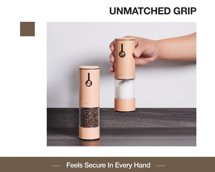 Electric Pepper Grinder and Salt Mill Set (2 Count)