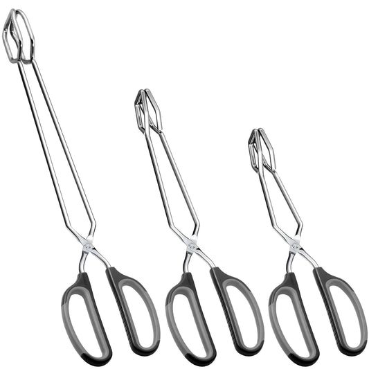 Stainless Steel Scissor Tongs Cooking Tongs Set