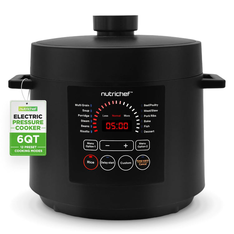 Electric Pressure Cooker 6 Quart Capacity