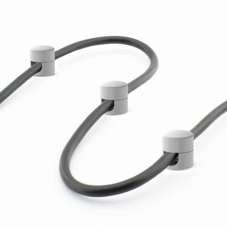 Cable Anchors for Desk Organization White