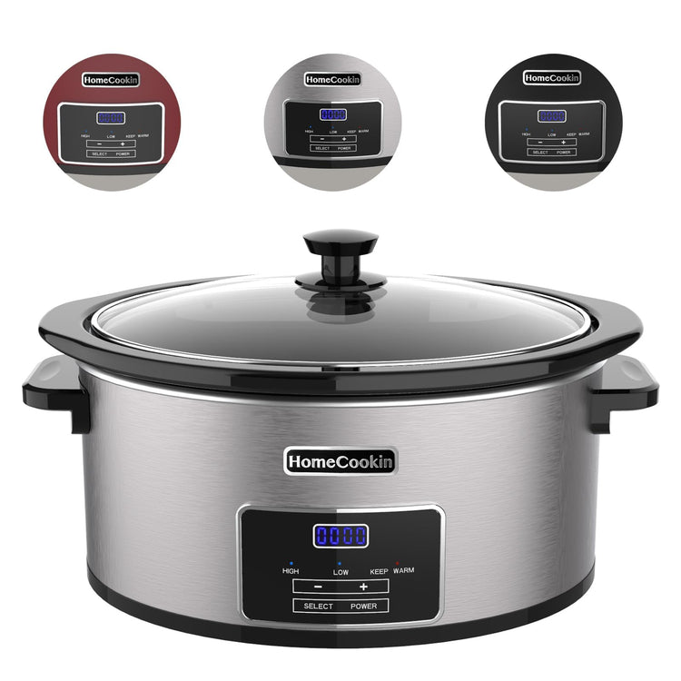 7 Quart Programmable Slow Cooker with Keep Warm Setting