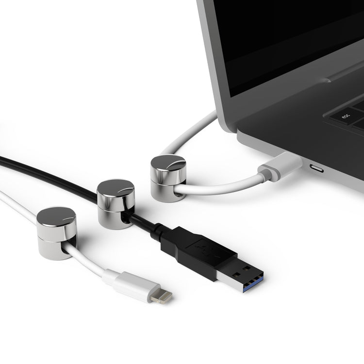Cable Anchors for Desk Organization (3 Count)