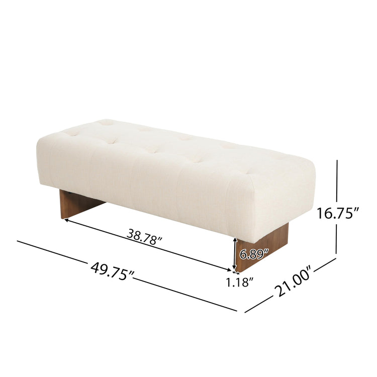 Yvone Modern Upholstered Ottoman Bench