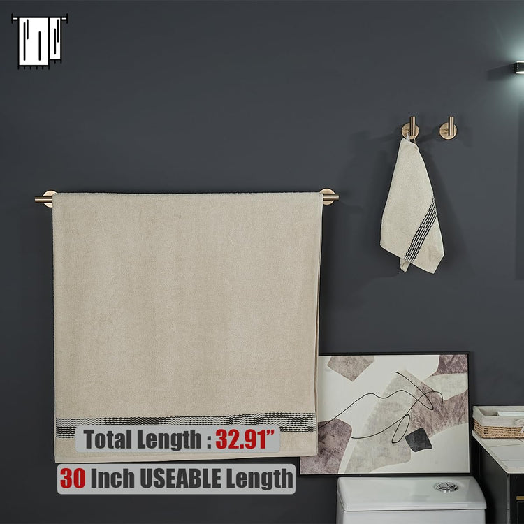 Champagne Bronze Bath Towel Bar