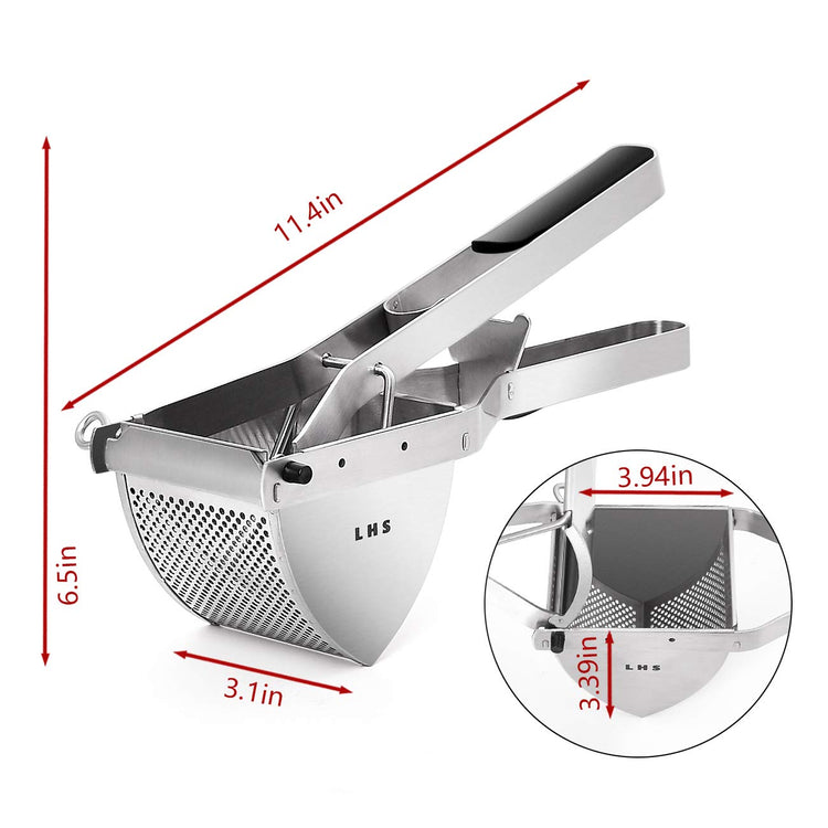 Stainless Steel Potato Ricer and Masher