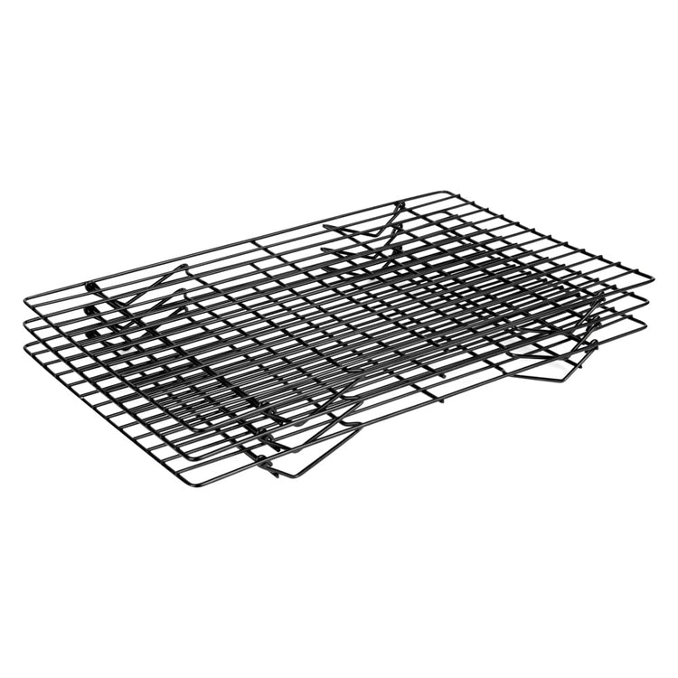 Met Lux 15.7 x 9.8 x 8.3 Inch Wire Baking Rack Set 1 Stackable Oven Wire Rack Set