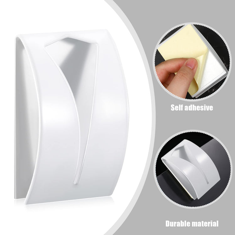 4 Pcs Self Adhesive Kitchen Towel Hook Holder