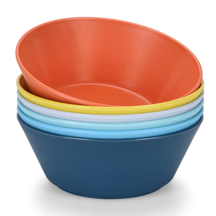 Unbreakable Large Cereal Bowls Set of 6