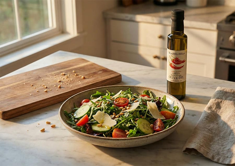 Smoky Jalapeño Infused Extra Virgin Olive Oil (8.45 Fl Oz)
