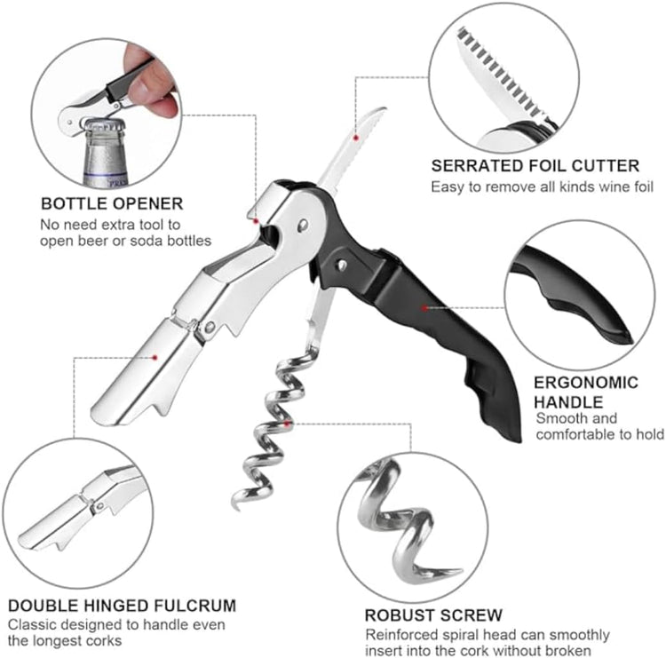 The Wine Chic Engraved Wine Key Corkscrew with Quote and Funny Sayings, Unique Back to School Gifts for Moms and Wine Lovers (School Supplies & Syrah)