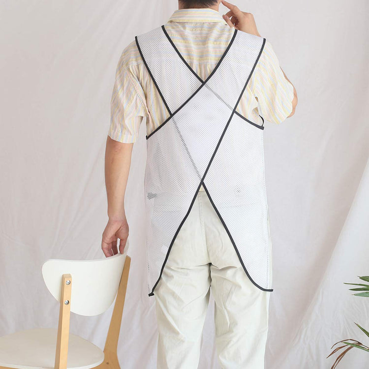 100% Waterproof Cross Back Apron With Pockets For Women Men Dishwashing