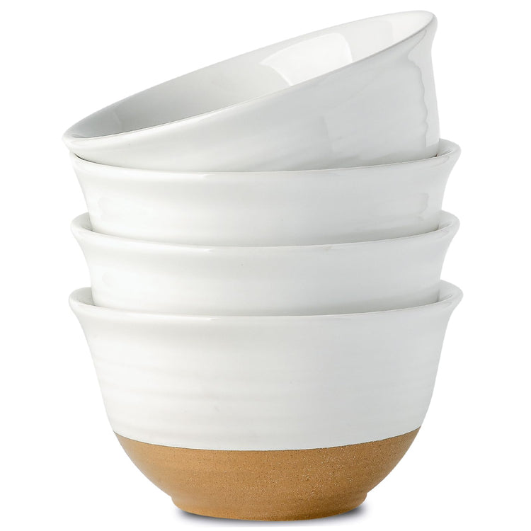 Large Ceramic Soup Bowls Set of 4 (4 Count)