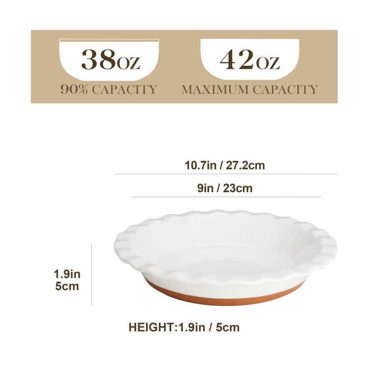 Ceramic Pie Pan for Baking