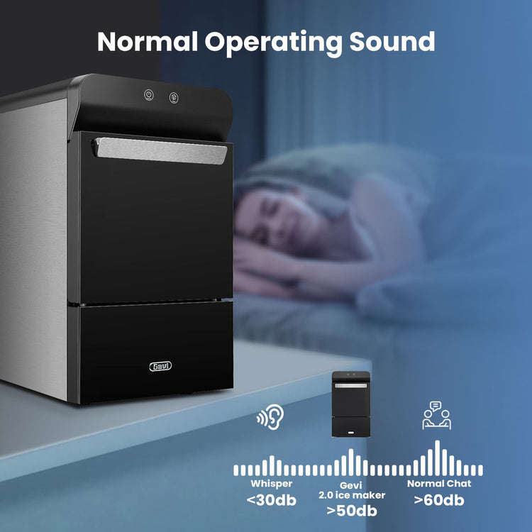 V2.0 Nugget Ice Maker for Home Kitchen Office