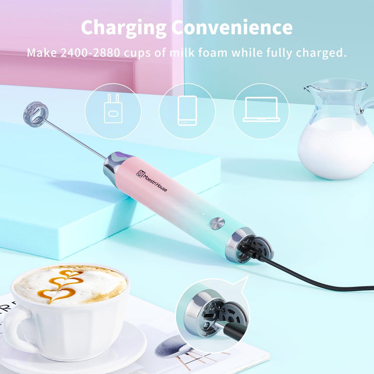 LunaFro Rechargeable Milk Frother