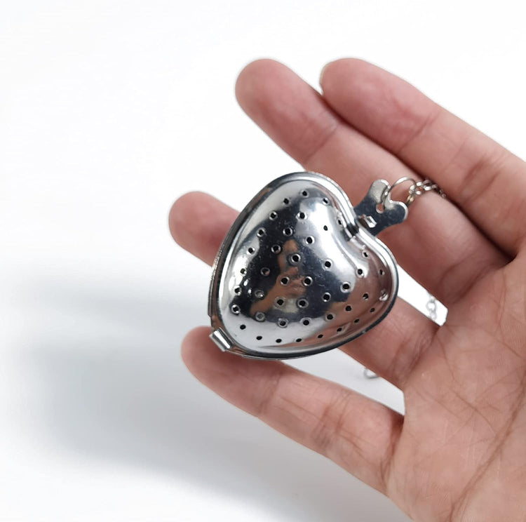 TIHOOD 15PCS Tea Strainer Stainless Steel Mesh Tea Ball Infuser Premium Tea Filter Tea Interval Diffuser with Extended Chain Hook for Loose Leaf Tea and Spices & Seasonings