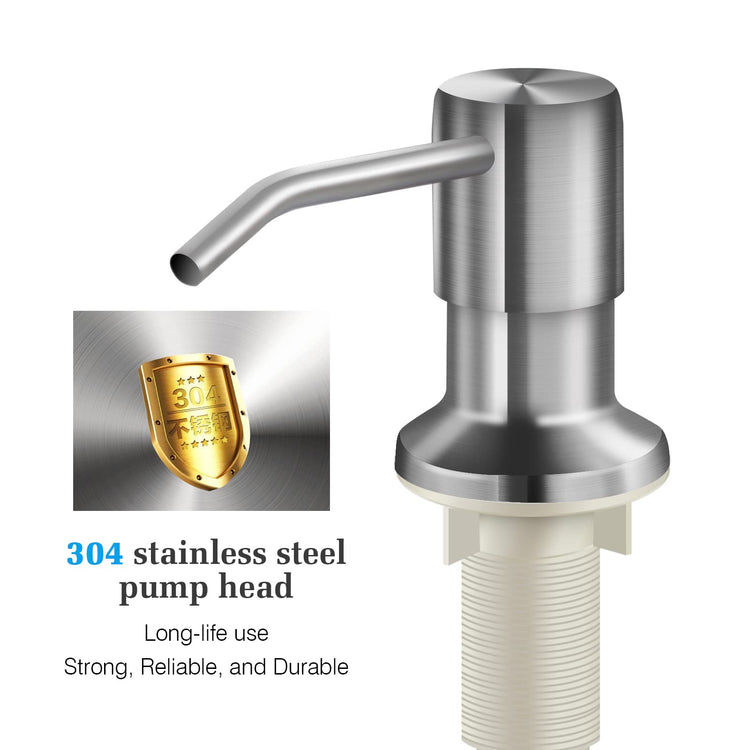 Soap Dispenser for Kitchen Sink and Extension Tube Kit