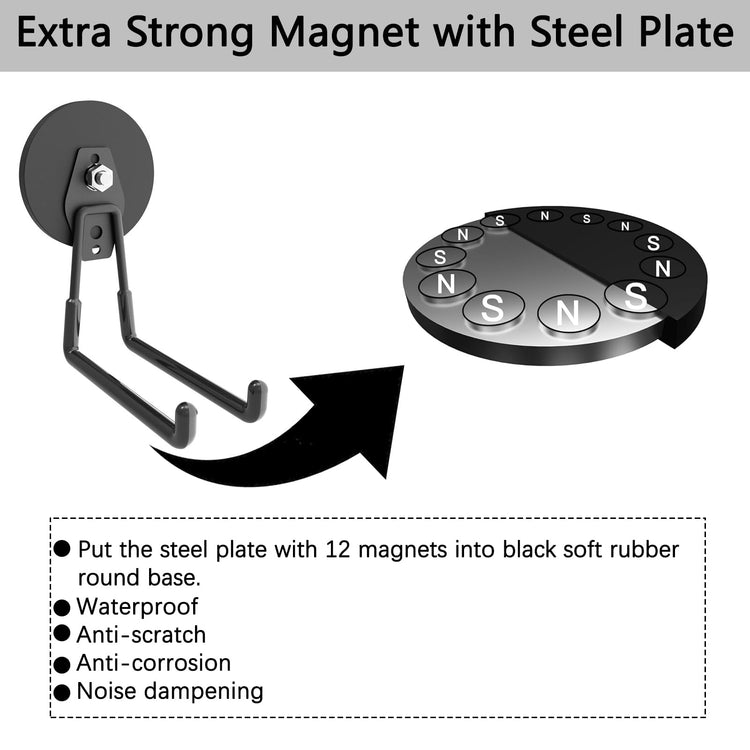 Magnetic Hook Heavy Duty (4 Count)