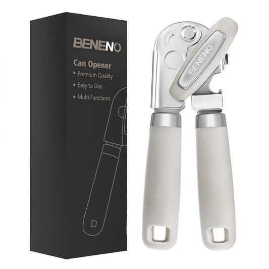 Heavy Duty Hand Can Opener Manual with Magnet Lid Remover