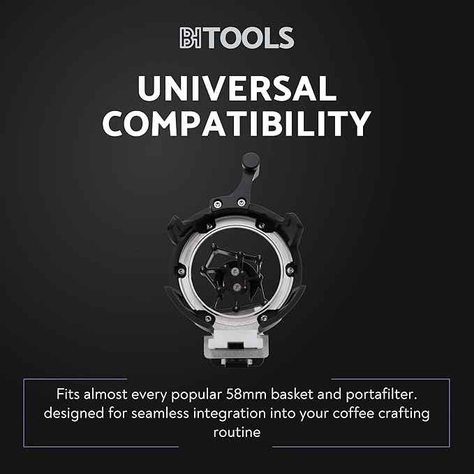 Barista Hustle AutoComb, Espresso WDT Distribution Tool, 12 Needle Espresso Stirrer, Adjustable Needle Depth, Compatible with Most 58mm Baskets and Portafilters, Durable and Replaceable Components